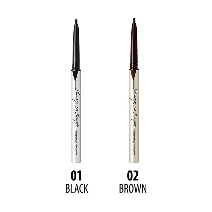 Clio. Sharp So Simple Waterproof Pencil Liner [03 Cacao Brown] | Lady Bonita | Korean beauty NZ