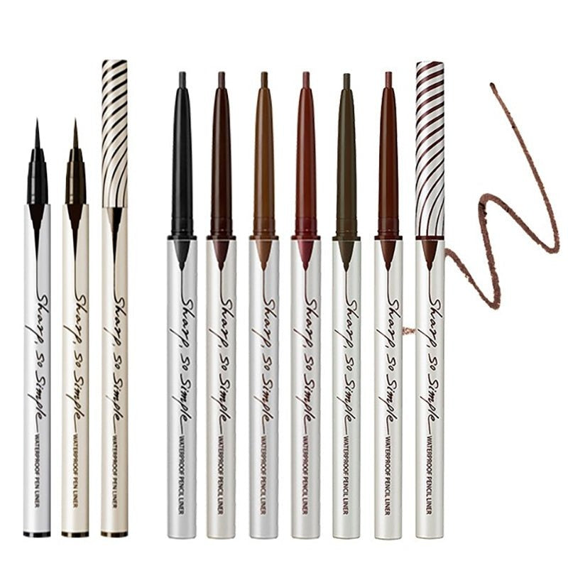 Clio. Sharp So Simple Waterproof Pencil Liner [04 Maroon Brown] | Lady Bonita | Korean beauty NZ