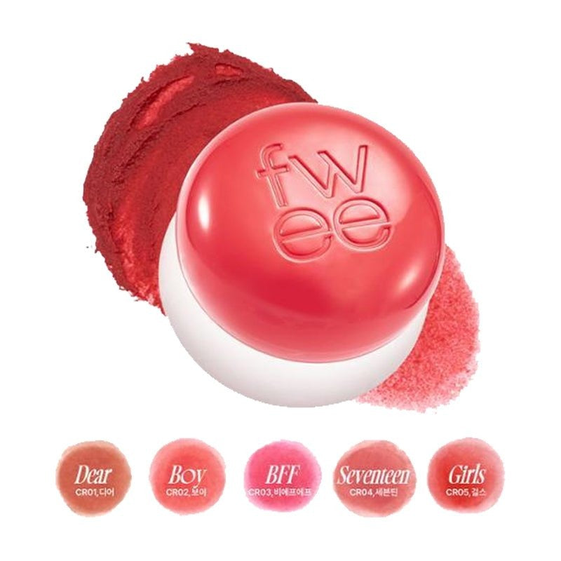 Fwee. Lip & Cheek Blurry Pudding Pot 5g [RD05 Greedy] | Lady Bonita | Korean beauty NZ