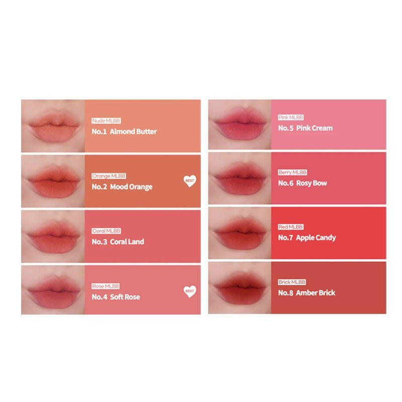 Innisfree. Airy Matte Lipstick 3.5g [#8 Amber Brick] | Lady Bonita | Korean beauty NZ