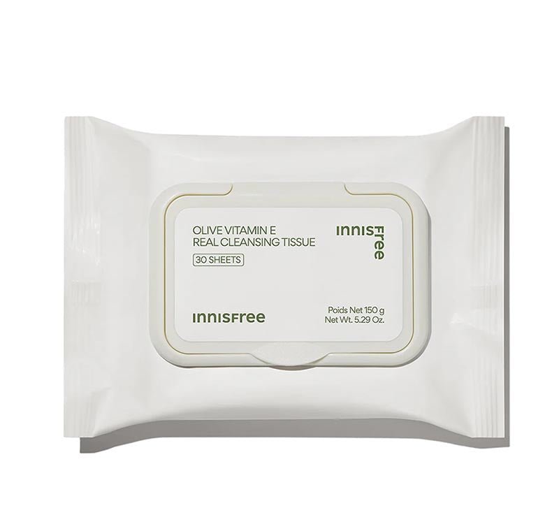 Innisfree. Olive Vitamin E Real Cleansing Tissue 30 sheets