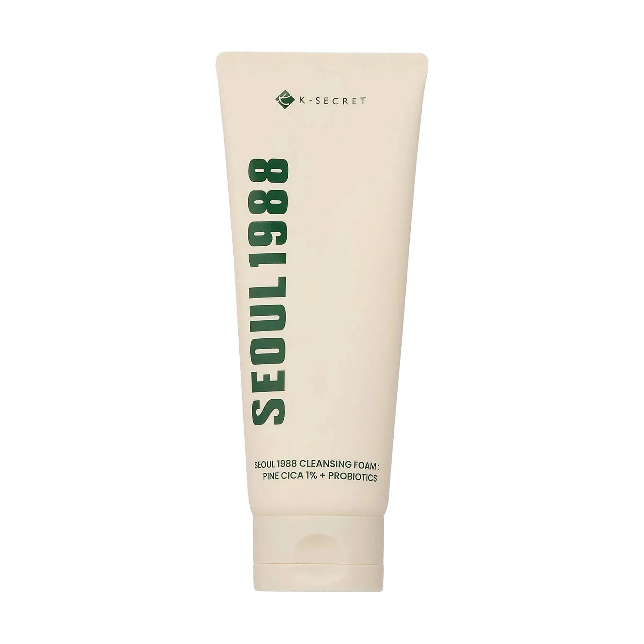 K-Secret. SEOUL 1988 Cleansing Foam : Pine Cica 1% + Probiotics 150ml | Lady Bonita | Korean beauty NZ