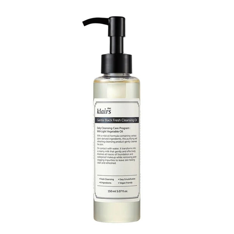 Klairs. Gentle Black Fresh Cleansing Oil 150ml