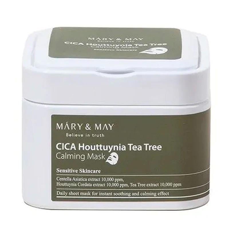 Mary & May. Cica Houttuynia Tea Tree Calming Mask (30pcs)