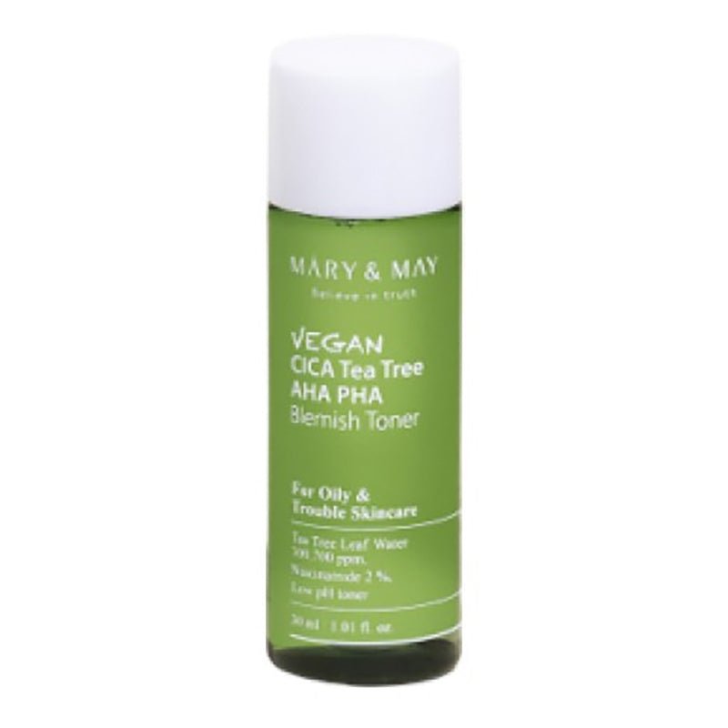 Mary & May. CICA Teatree AHA PHA Blemish Toner 30ml