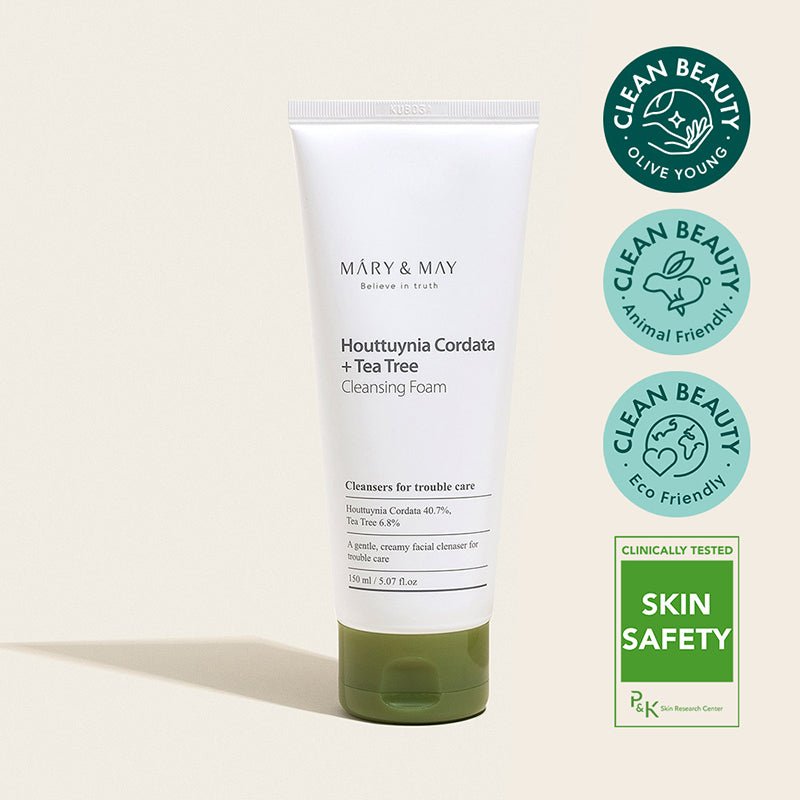Mary & May. Houttuynia Cordata + Tea Tree Cleansing Foam 150ml