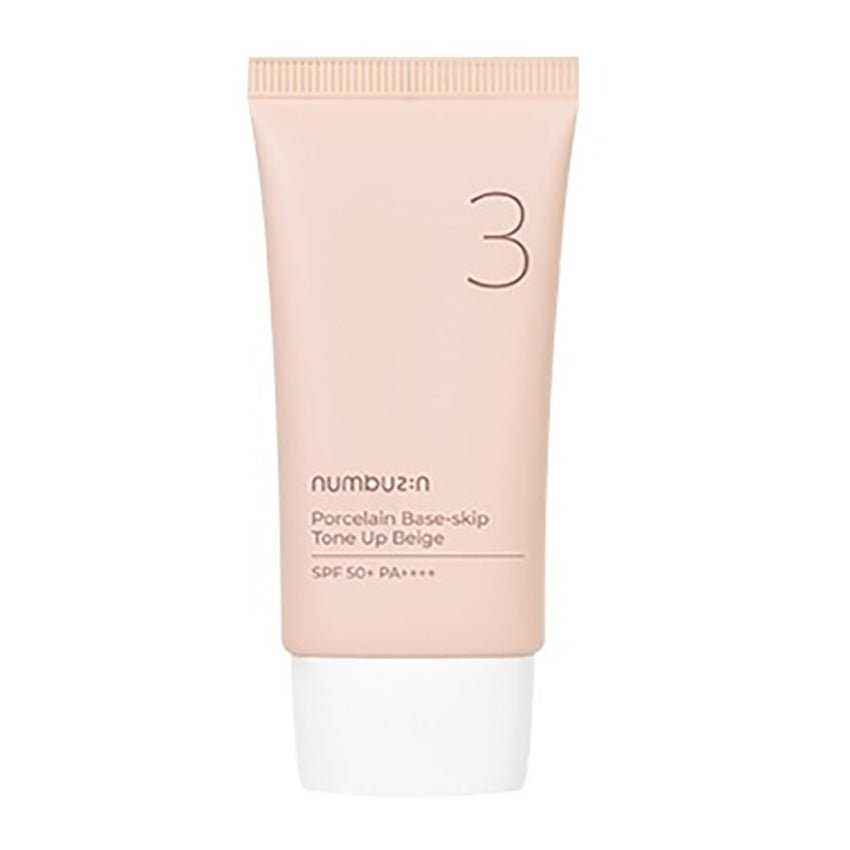 Numbuzin. No.3 Porcelain Base Skip Tone Up Beige 50ml