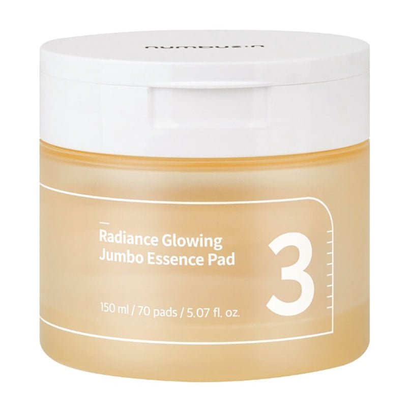 Numbuzin. No.3 Radiance Glowing Jumbo Essence Pad 150ml (70 Pads)