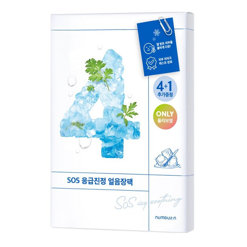 Numbuzin. No.4 SOS Icy Soothing Sheet Mask 27ml