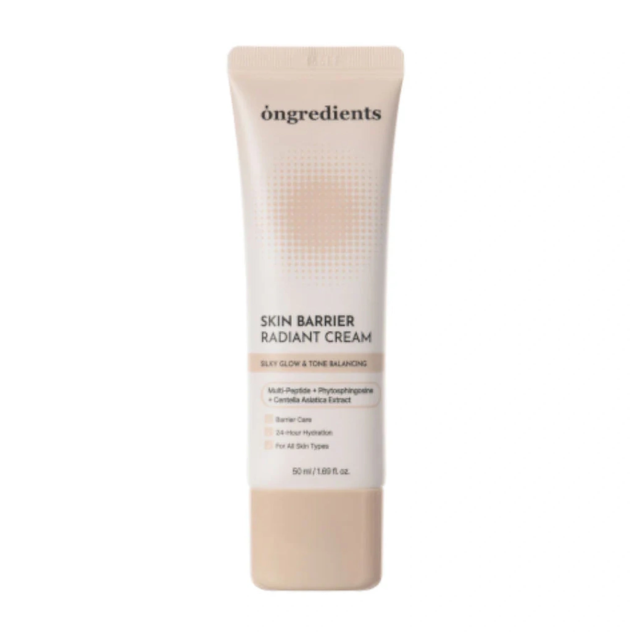 Ongredients. Skin Barrier Radiant Cream 50ml | Lady Bonita | Korean beauty NZ
