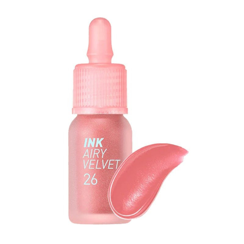 Peripera. Ink Airy Velvet Lip Tint 4g [#08 Pretty Orange Pink] | Lady Bonita | Korean beauty NZ