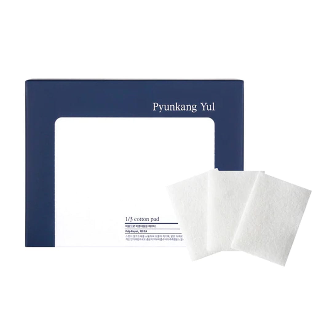 Pyunkang Yul. 1/3 Cotton Pad 160ea (Pulp-Rayon) COTTON PAD - Lady Bonita