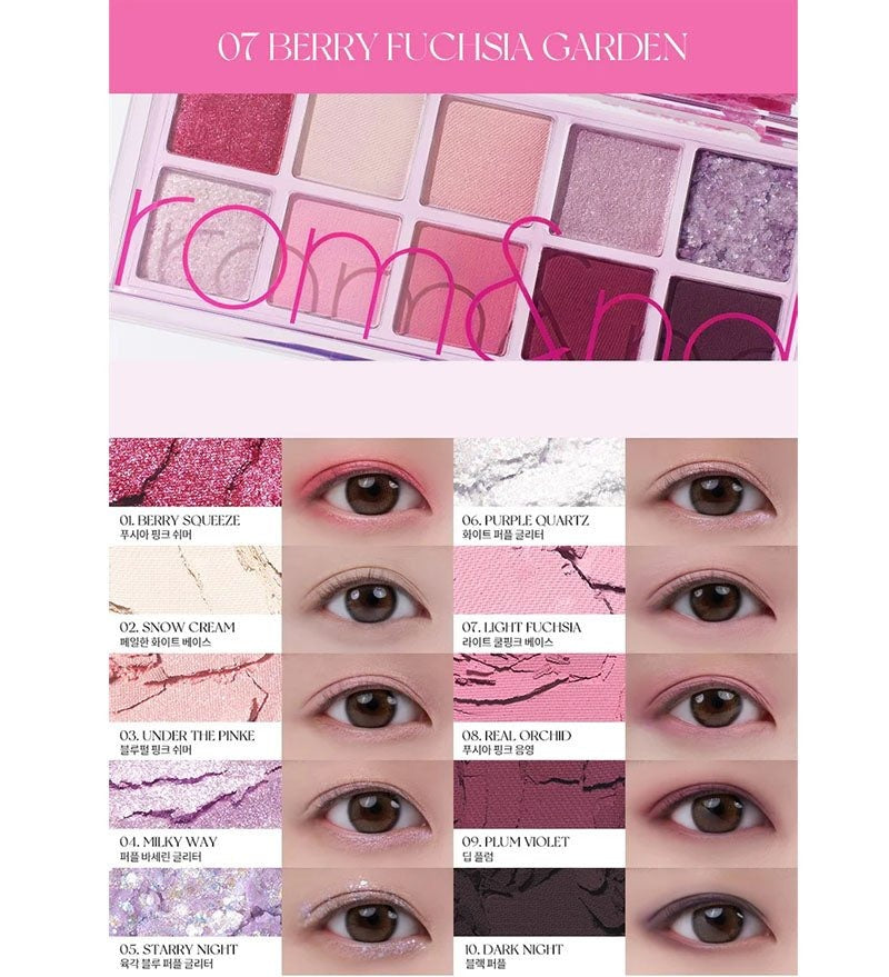 Romand. Better Than Palette 7.5g [01 Pampas Garden] | Lady Bonita | Korean beauty NZ