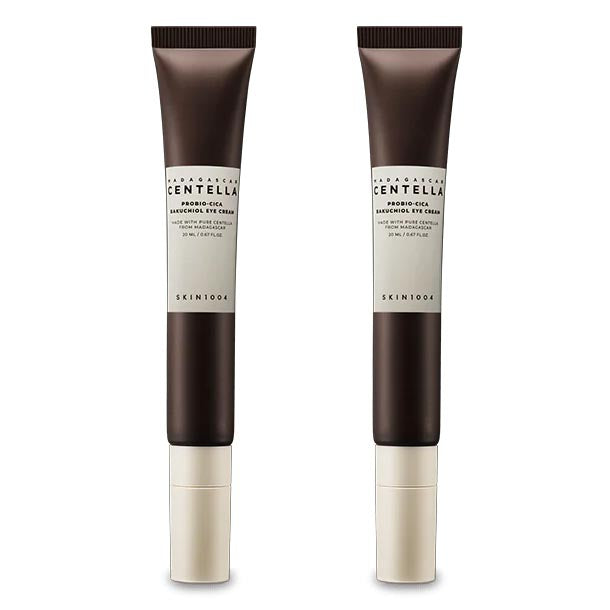 Skin1004. Madagascar Centella Probio-Cica Bakuchiol Eye Cream Twin Pack (20ml x 2)
