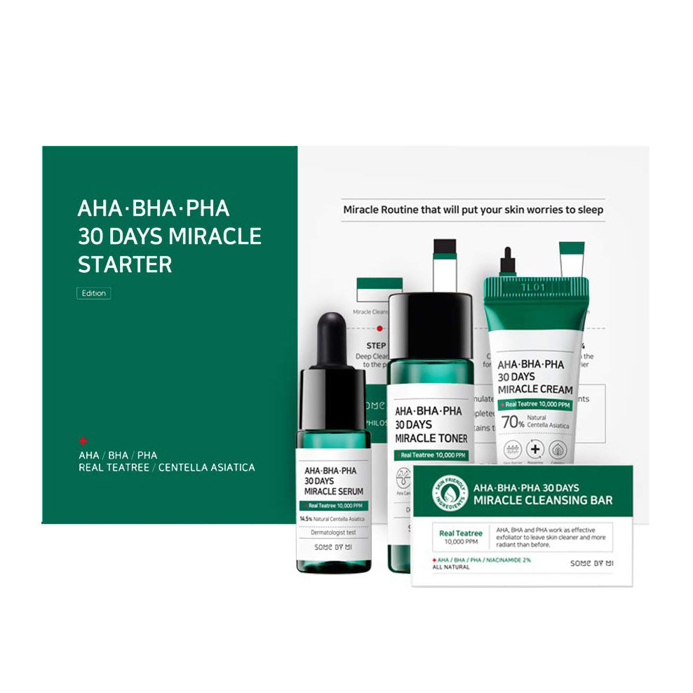 Some By Mi. AHA BHA PHA 30 Days Miracle Starter Limited Set 4 Pc