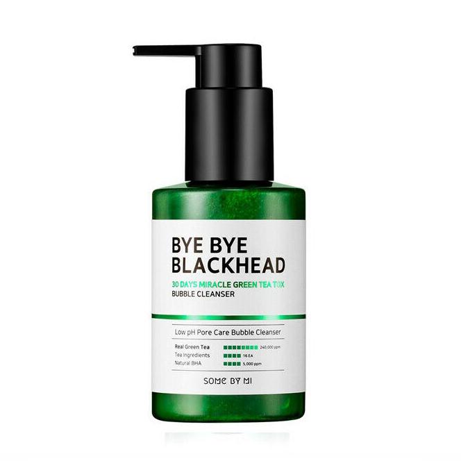 Some By Mi. Bye Bye Blackhead 30 Days Miracle Green Tea Tox Bubble Cleanser 120g