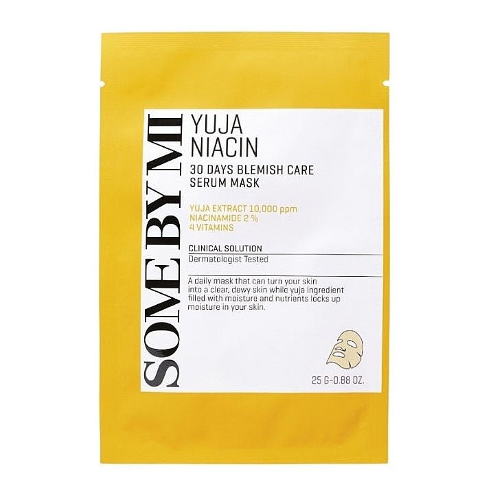 Some By Mi. Yuja Niacin 30 Days Blemish Care Serum Mask 25g
