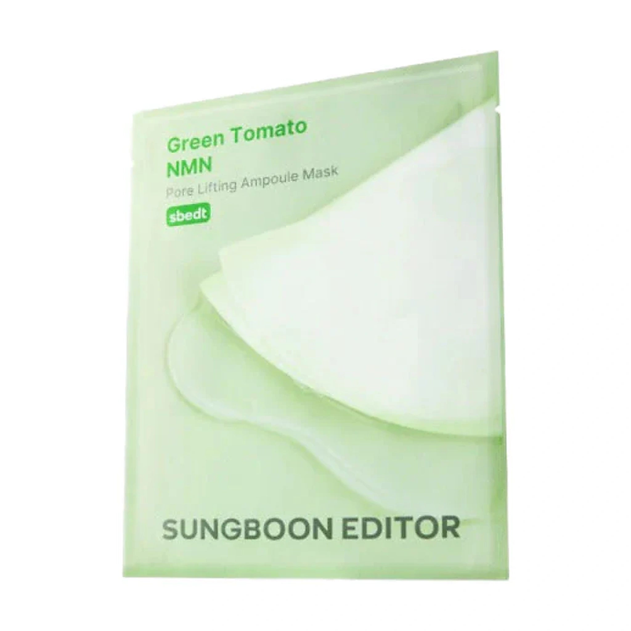 Sungboon Editor. Green Tomato Pore Lifting Ampoule Mask [10 Sheets] | Lady Bonita | Korean beauty NZ