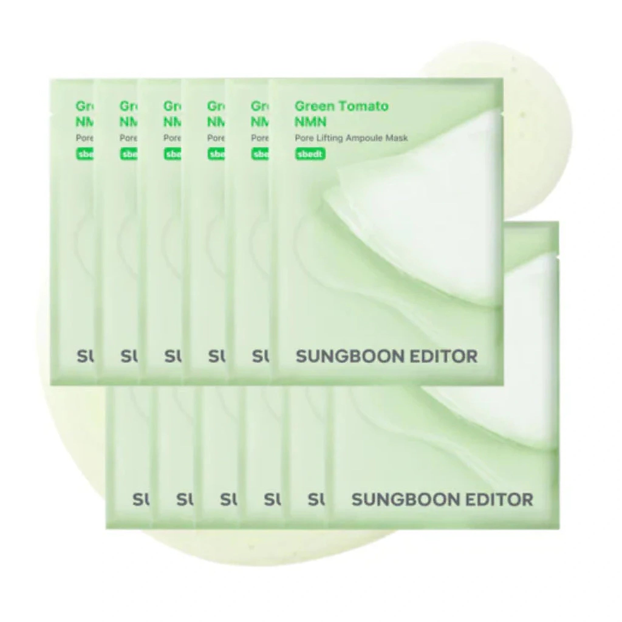 Sungboon Editor. Green Tomato Pore Lifting Ampoule Mask [10 Sheets] | Lady Bonita | Korean beauty NZ