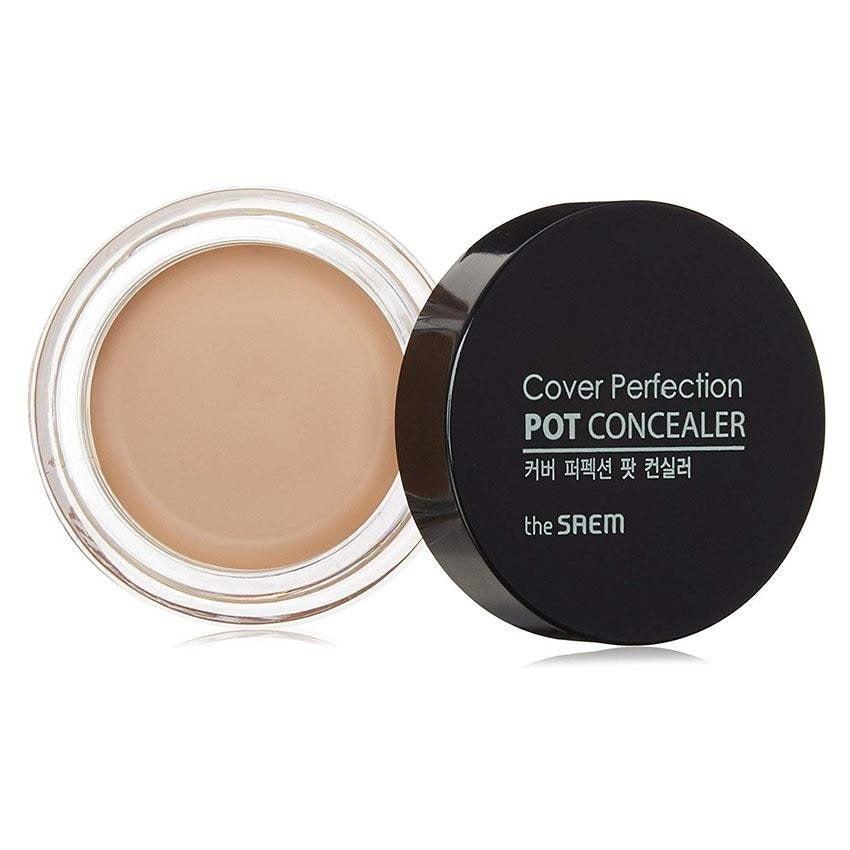 The Saem. Cover Perfect Pot Concealer [02 Rich Beige] | Lady Bonita | Korean beauty NZ
