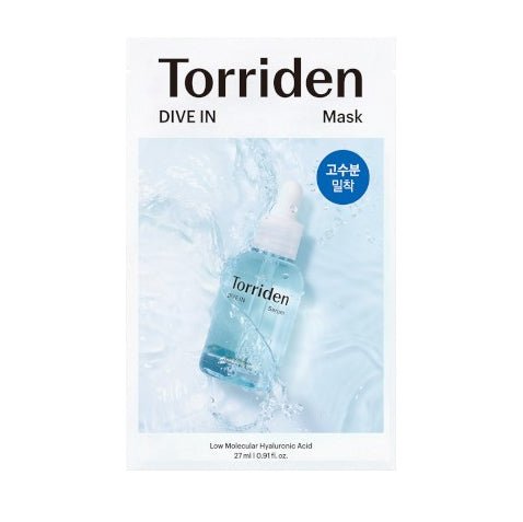 Torriden. Dive-In Low molecule Hyaluronic acid Mask Pack 27ml
