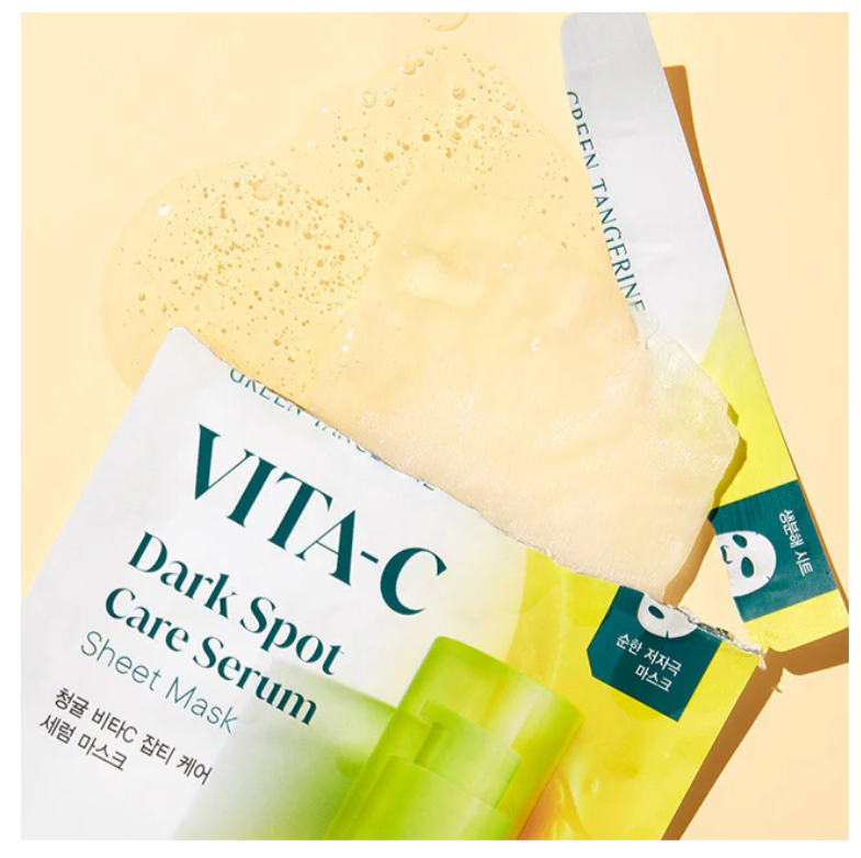 Goodal. Green Tangerine Vita C Dark Spot Care Sheet Mask