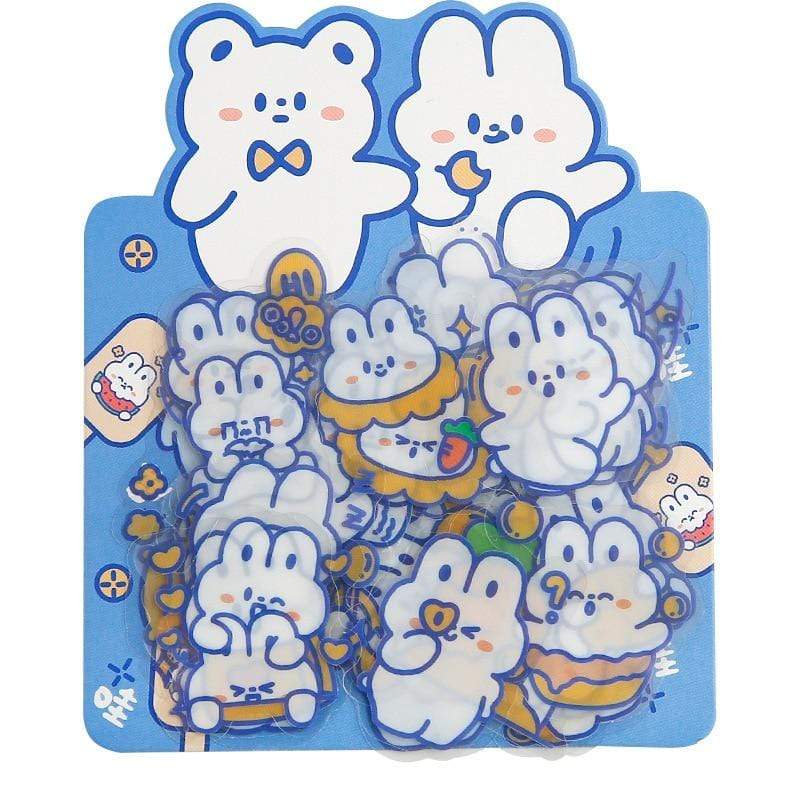 40 Pcs Cute Cartoon Bear Sticker Decorative Stickers - Lady Bonita