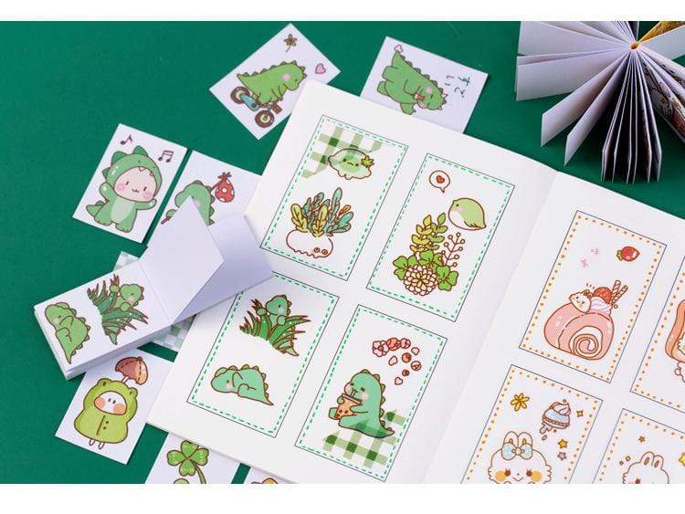 50 Sheets Adorable Cartoon Stickers Decorative Stickers - Lady Bonita