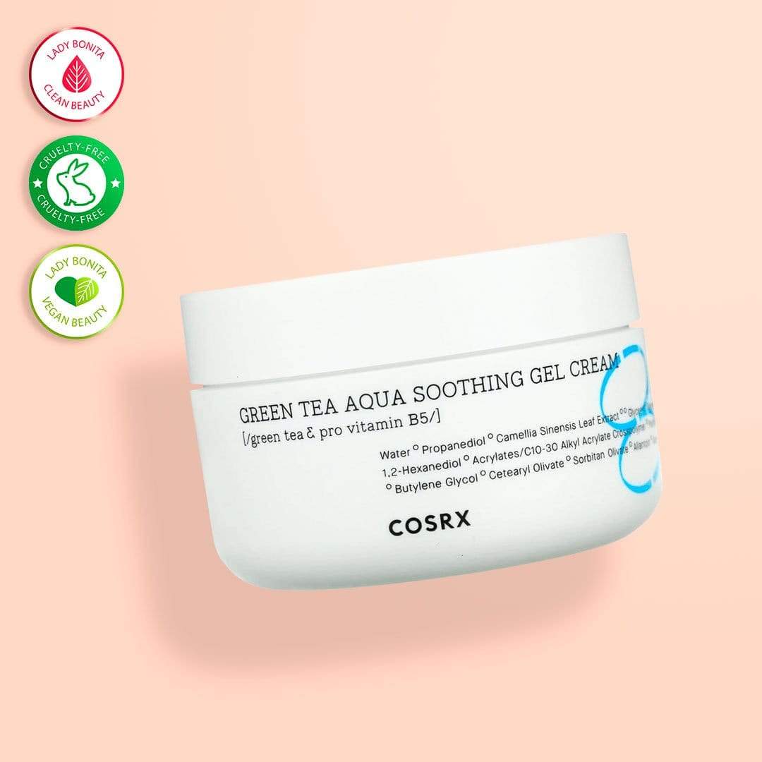 Cosrx. Hydrium Green Tea Aqua Soothing Gel Cream FACE CREAM - Lady Bonita