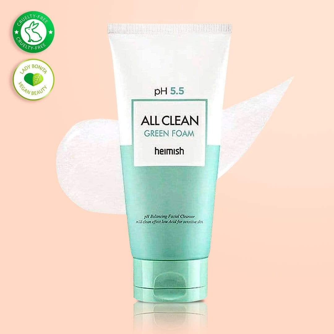 Heimish. All Clean Green Foam PH 5.5 FOAM CLEANSER - Lady Bonita