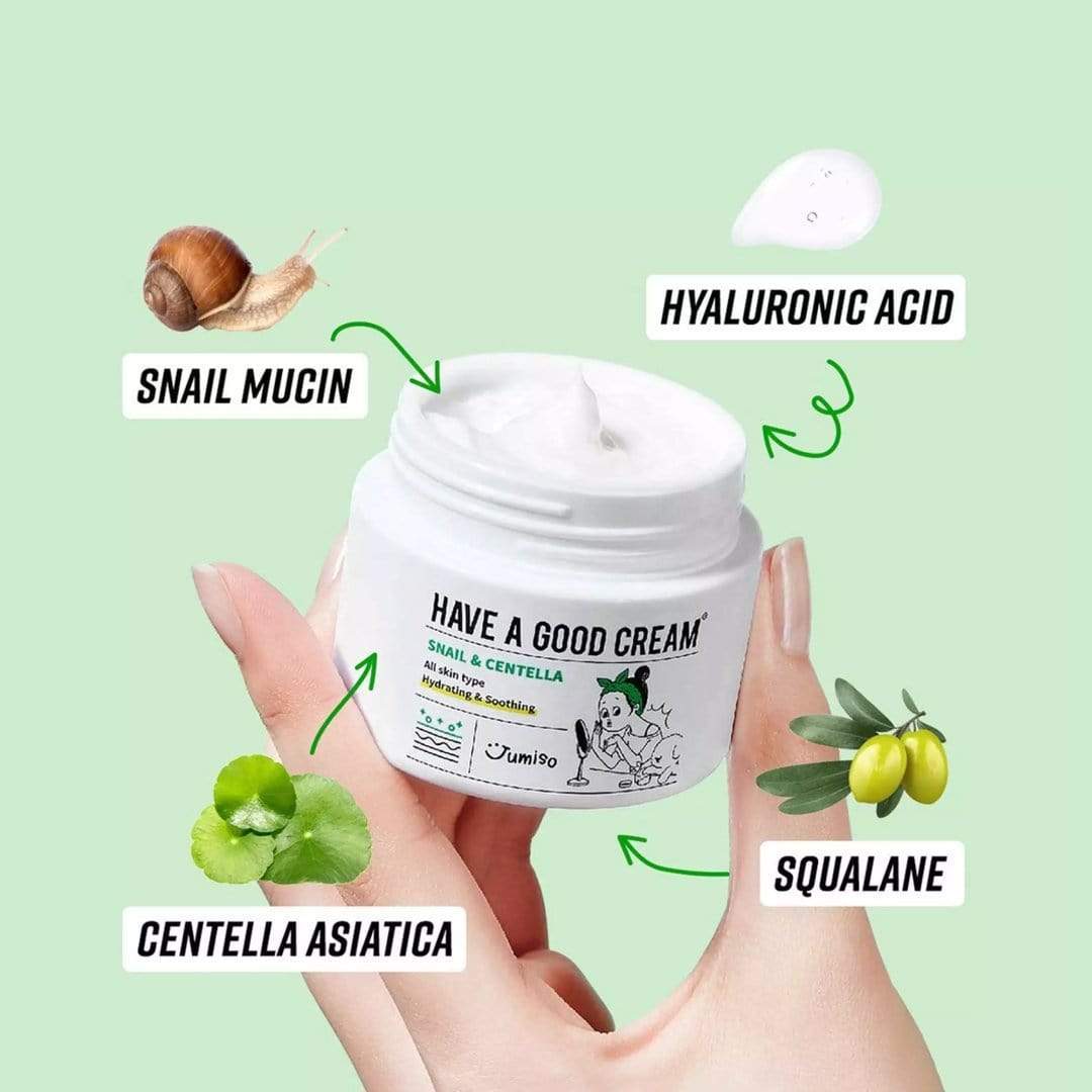 Jumiso. Have A Good Cream Snail & Centella 50gr FACE CREAM - Lady Bonita