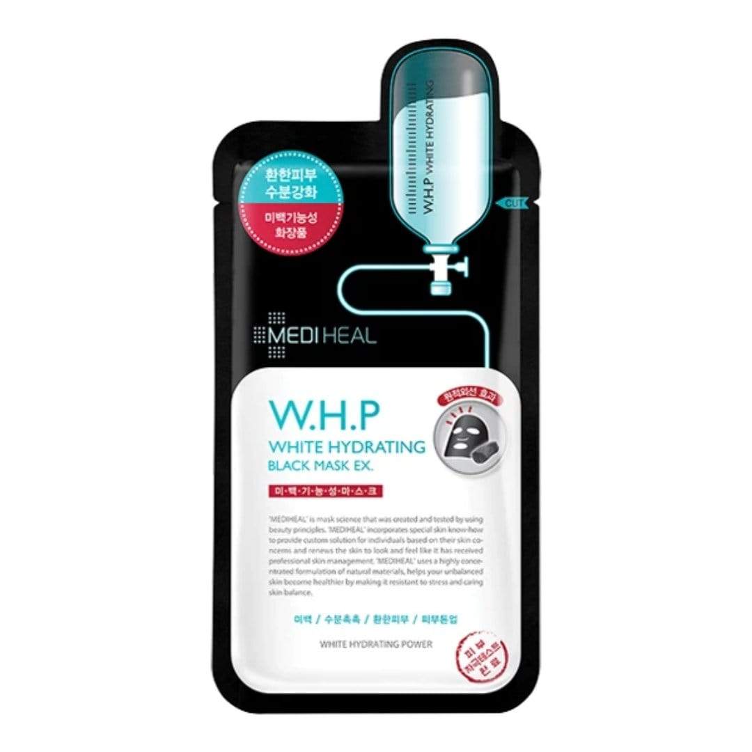 Mediheal. W.H.P White Hydrating Black Mask EX SHEET MASK - Lady Bonita
