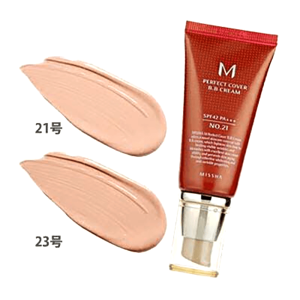 Missha. M Perfect Cover BB Cream [#21 Light Beige] BB CREAM - Lady Bonita