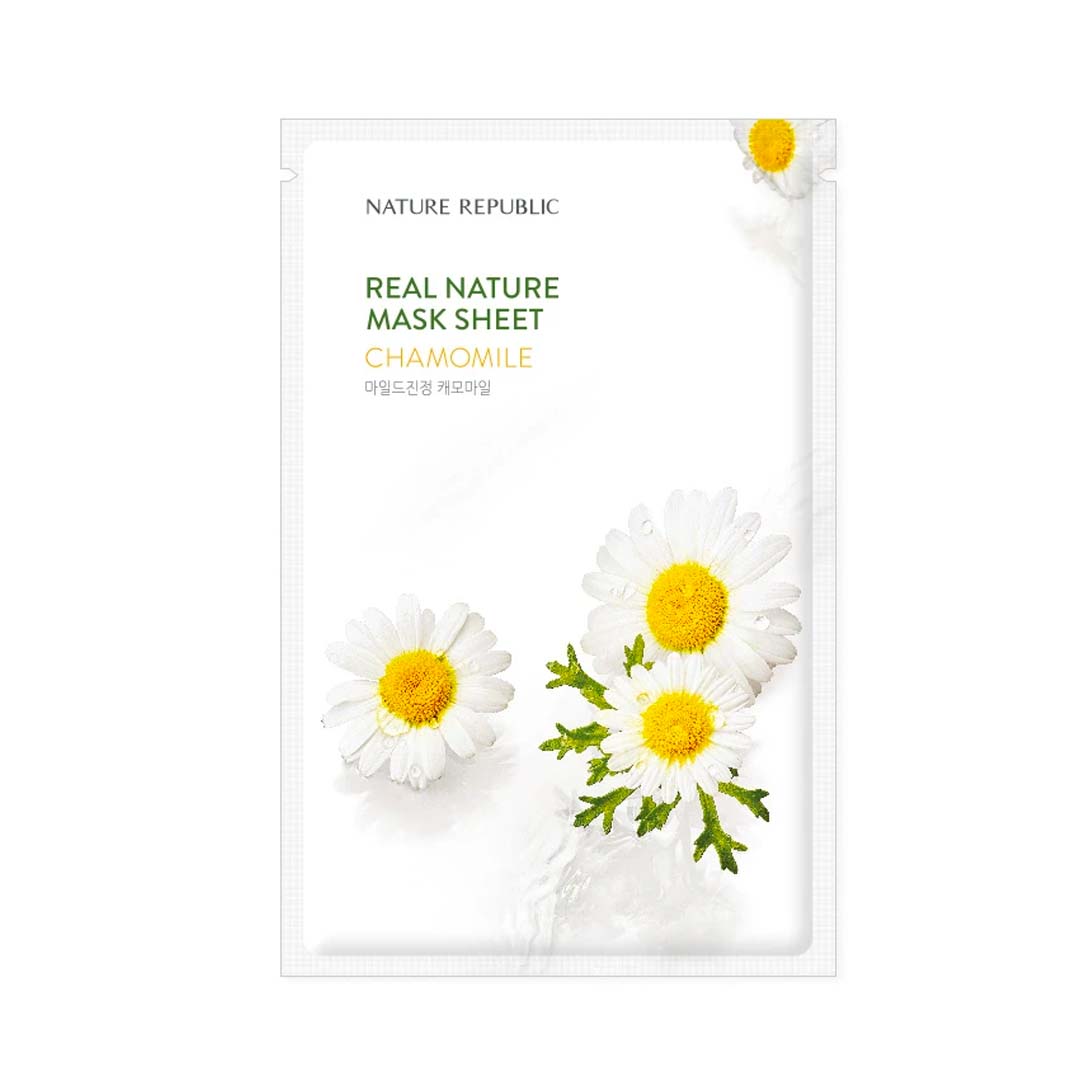 Nature Republic. Real Comforting Mask Sheet [Chamomile] SHEET MASK - Lady Bonita