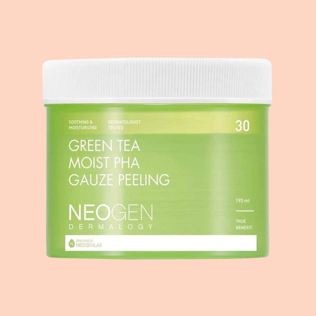 Neogen Dermalogy. Green Tea Moist PHA Gauze Peeling CHEMICAL EXFOLIATING - Lady Bonita
