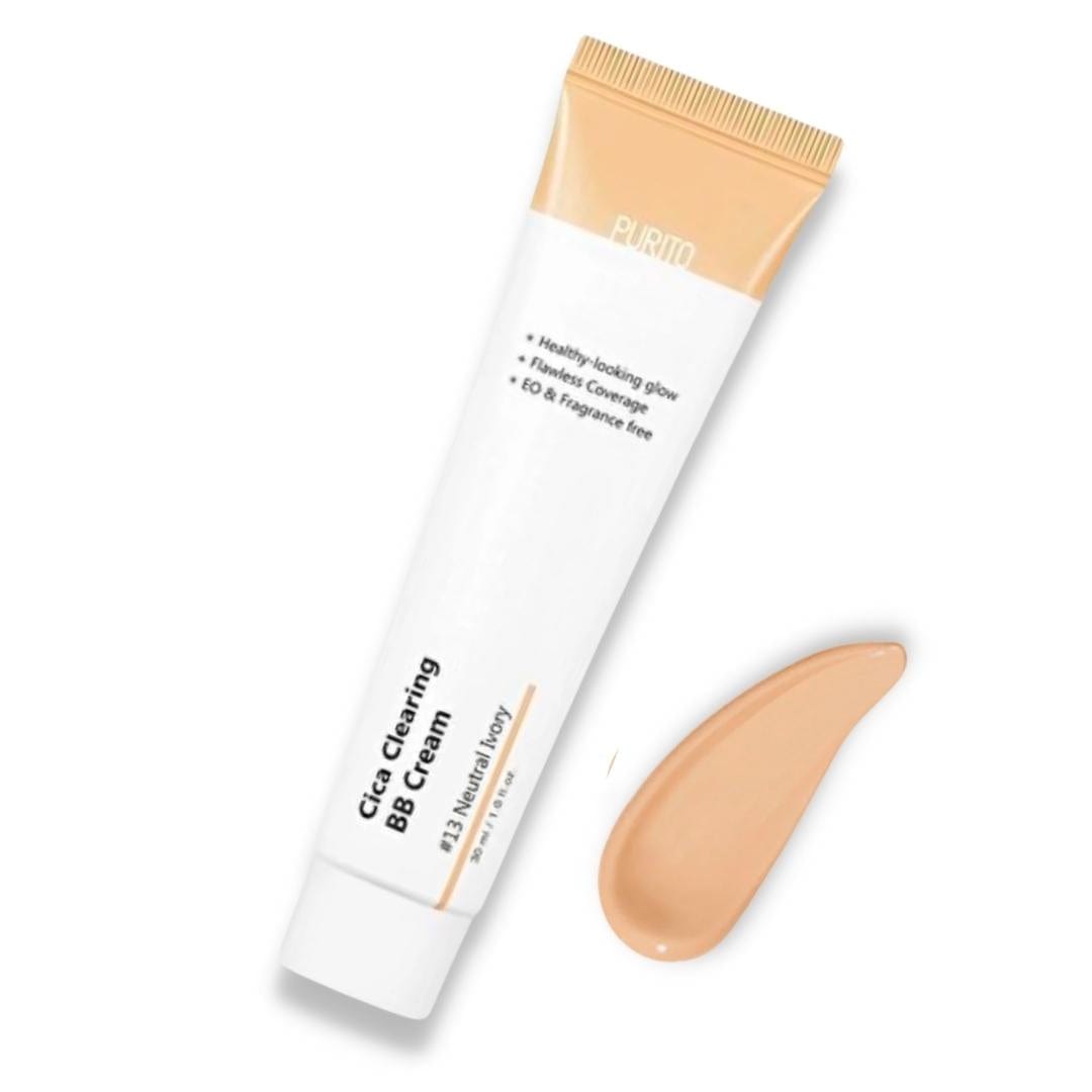 Purito. Cica Clearing BB Cream [﻿#13 Neutral Ivory] Foundations & Concealers - Lady Bonita