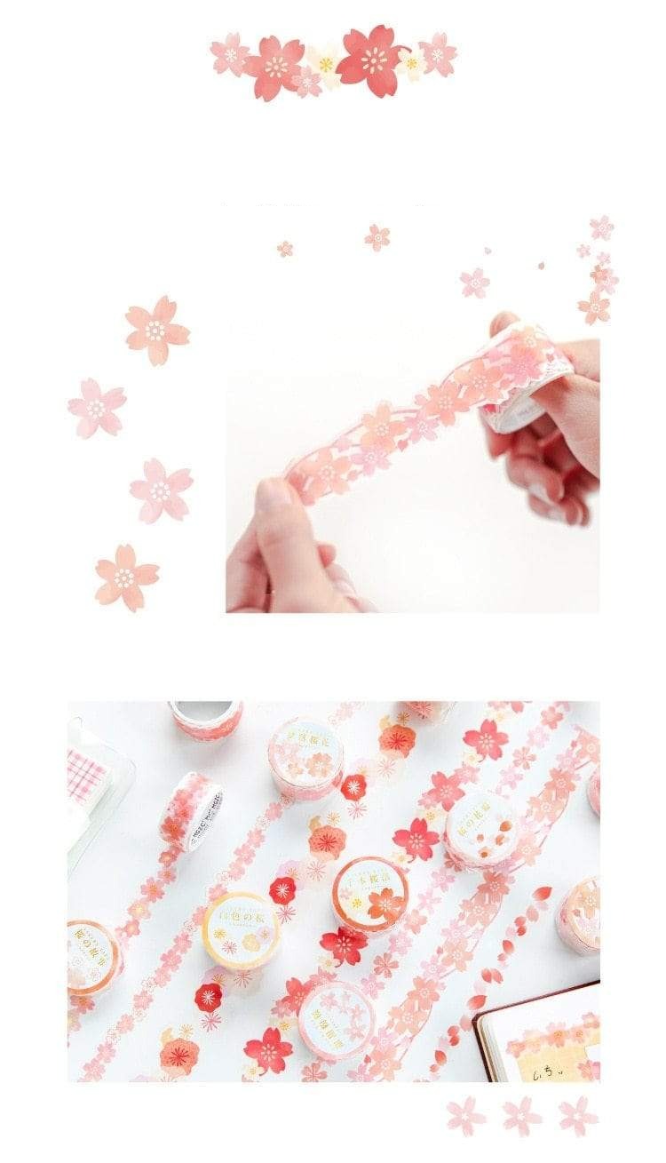 Sakura Flower Petals Washi Tapes - Lady Bonita
