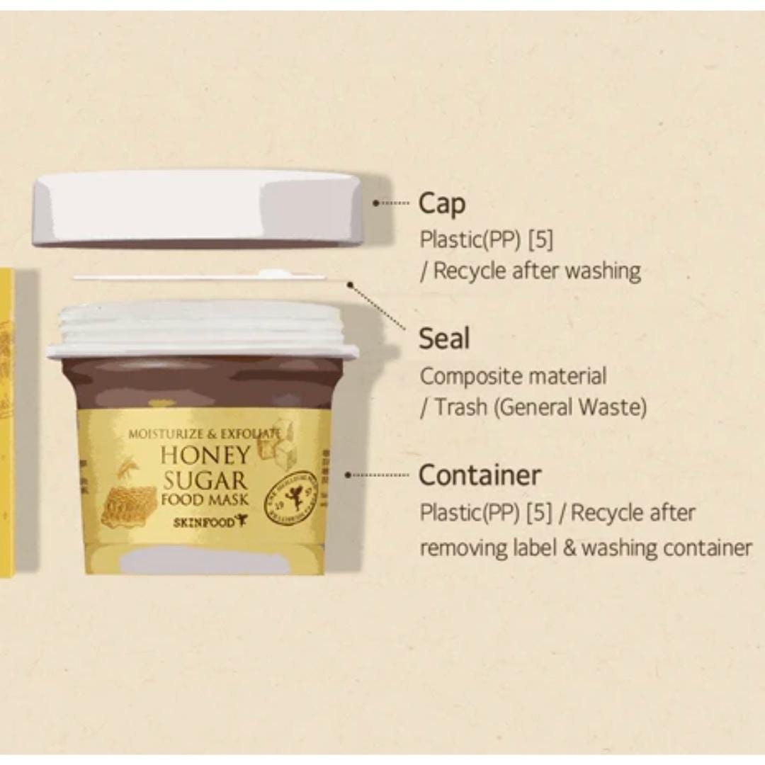 Skinfood. Honey Sugar Food Mask Skin Care Masks & Peels - Lady Bonita