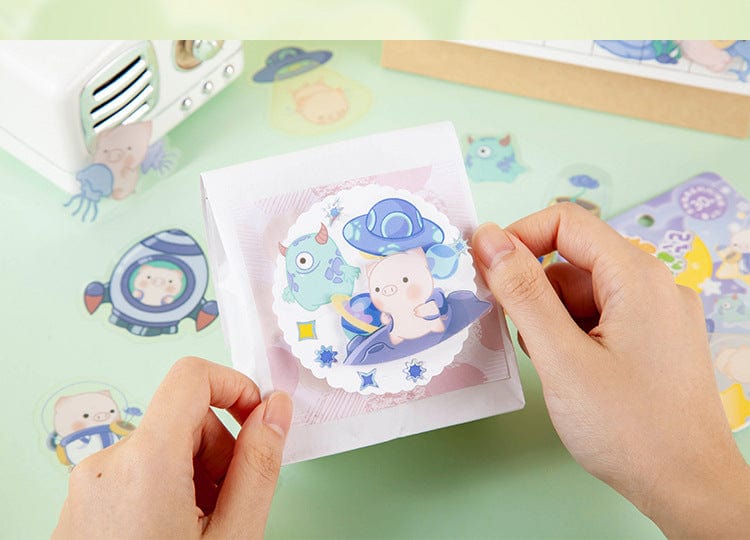 Stickers Cute Piggy [30 pcs] Decorative Stickers - Lady Bonita