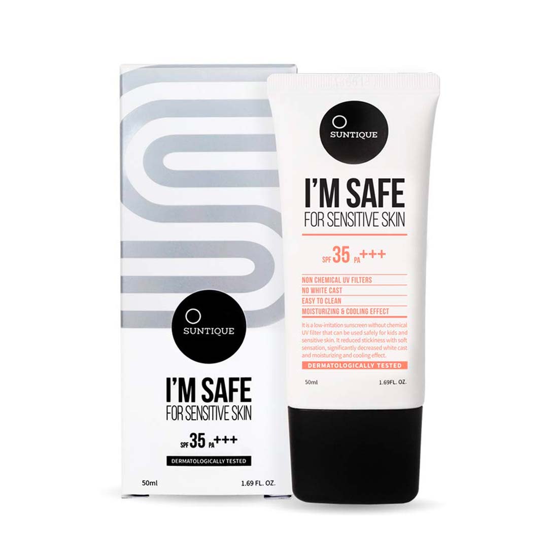 Suntique. I'm Safe For Sensitive Skin SPF35+ PA+++ SUNSCREEN - Lady Bonita